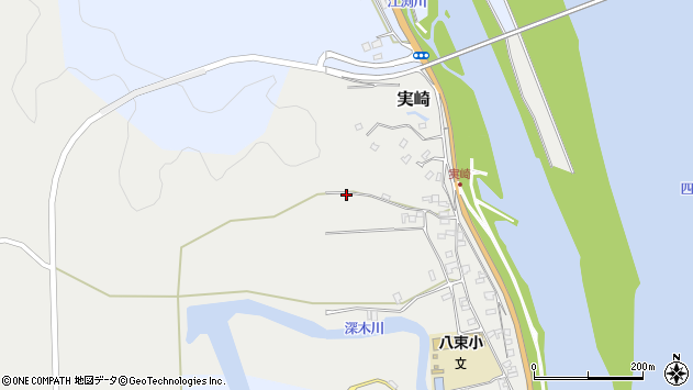 〒787-0158 高知県四万十市実崎の地図