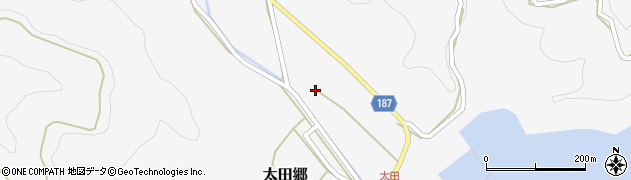 長崎県南松浦郡新上五島町太田郷1053周辺の地図