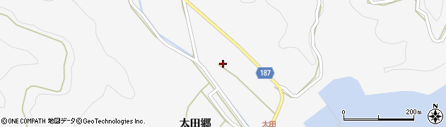 長崎県南松浦郡新上五島町太田郷1502周辺の地図