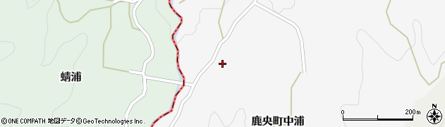 熊本県山鹿市鹿央町中浦516周辺の地図
