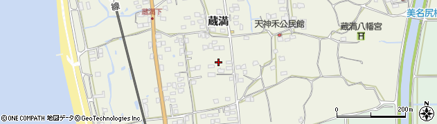 熊本県荒尾市蔵満340周辺の地図