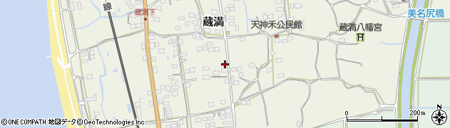 熊本県荒尾市蔵満337周辺の地図