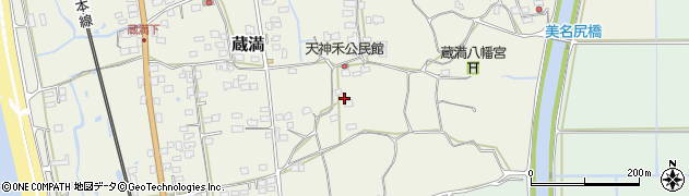 熊本県荒尾市蔵満737周辺の地図