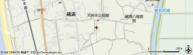 熊本県荒尾市蔵満739周辺の地図