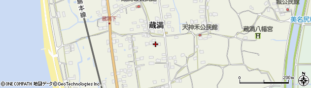 熊本県荒尾市蔵満351周辺の地図