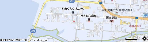愛媛県南宇和郡愛南町御荘平城4176周辺の地図