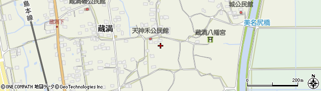 熊本県荒尾市蔵満708周辺の地図