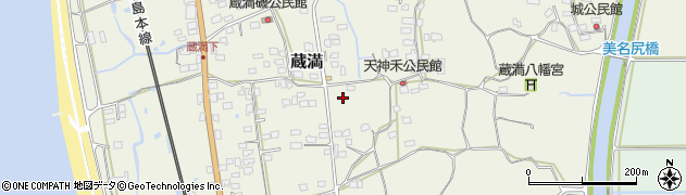 熊本県荒尾市蔵満671周辺の地図