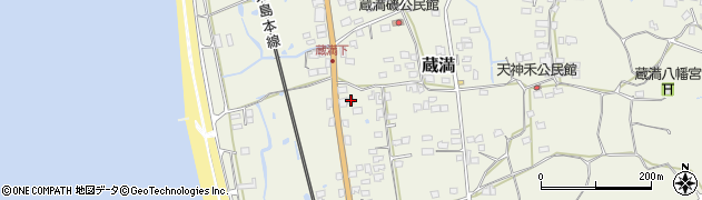 熊本県荒尾市蔵満381周辺の地図