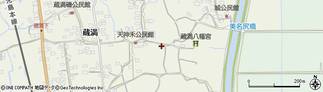 熊本県荒尾市蔵満828周辺の地図