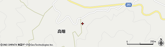 愛媛県南宇和郡愛南町高畑161周辺の地図