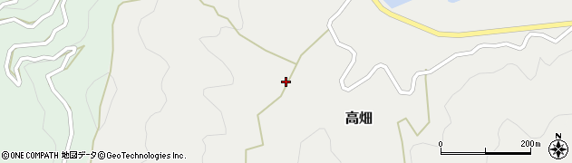 愛媛県南宇和郡愛南町高畑695周辺の地図