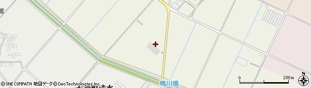 旭志鹿本線周辺の地図