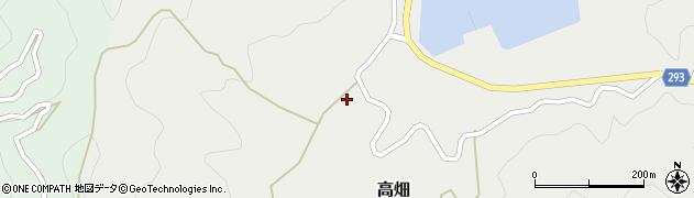 愛媛県南宇和郡愛南町高畑500周辺の地図