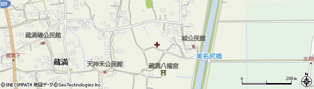 熊本県荒尾市蔵満1385周辺の地図
