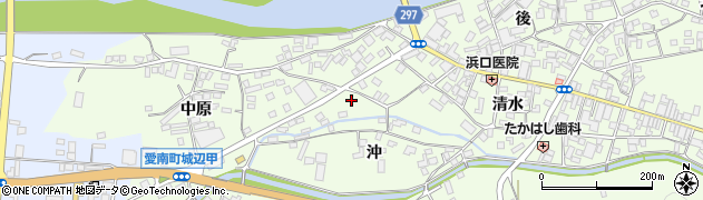 愛媛県南宇和郡愛南町城辺甲沖247周辺の地図