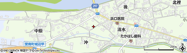 愛媛県南宇和郡愛南町城辺甲沖257周辺の地図