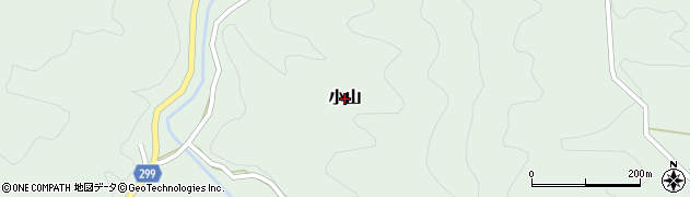 愛媛県愛南町（南宇和郡）小山周辺の地図