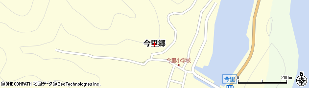 長崎県新上五島町（南松浦郡）今里郷周辺の地図