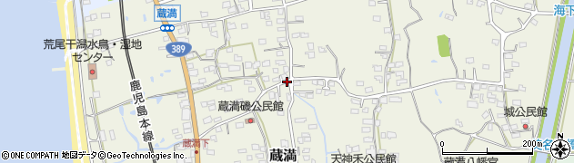 熊本県荒尾市蔵満周辺の地図