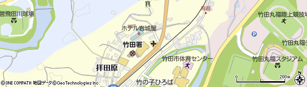 大分トヨタ自動車竹田店周辺の地図