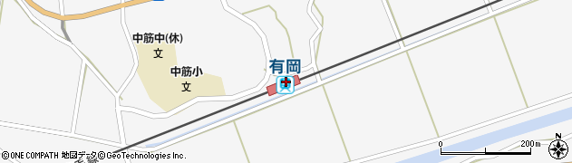 有岡駅周辺の地図