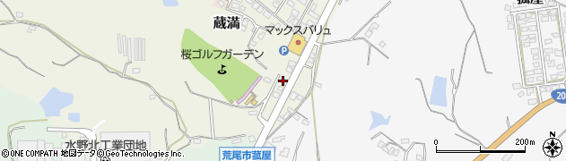 熊本県荒尾市蔵満2075周辺の地図