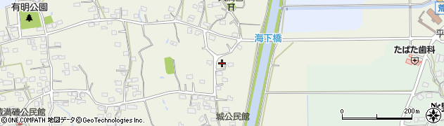 熊本県荒尾市蔵満1606周辺の地図