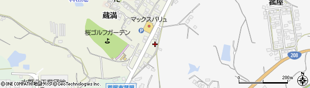 熊本県荒尾市蔵満2068周辺の地図