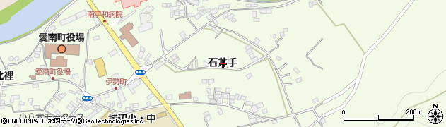 愛媛県南宇和郡愛南町城辺甲石井手周辺の地図