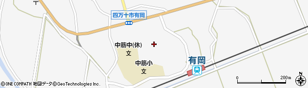 高知県四万十市有岡881周辺の地図