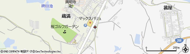 熊本県荒尾市蔵満2062周辺の地図