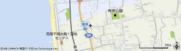 熊本県荒尾市蔵満539周辺の地図