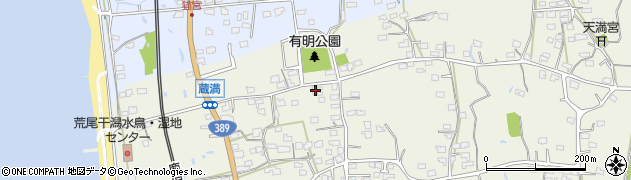 熊本県荒尾市蔵満574周辺の地図