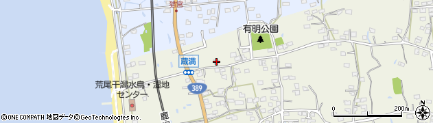 熊本県荒尾市蔵満552周辺の地図