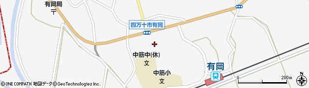 高知県四万十市有岡867周辺の地図