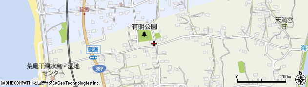 熊本県荒尾市蔵満579周辺の地図