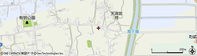 熊本県荒尾市蔵満1295周辺の地図