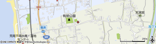 熊本県荒尾市蔵満598周辺の地図