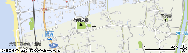 熊本県荒尾市蔵満599周辺の地図