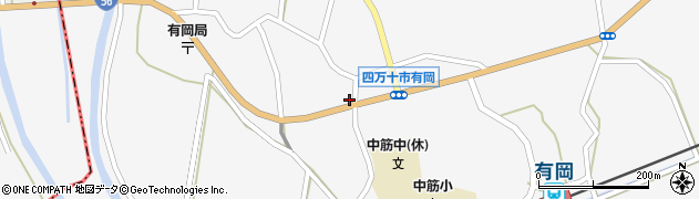 高知県四万十市有岡1274周辺の地図