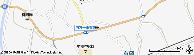 高知県四万十市有岡861周辺の地図