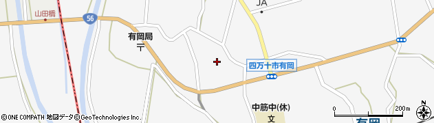 高知県四万十市有岡1249周辺の地図