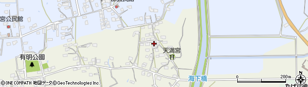 熊本県荒尾市蔵満1177周辺の地図