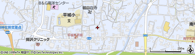 愛媛県南宇和郡愛南町御荘平城2207周辺の地図