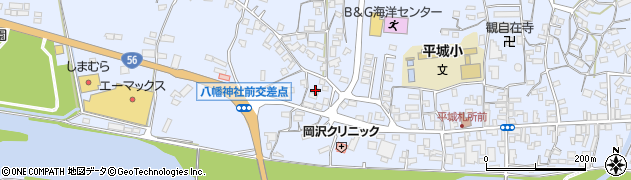 愛媛県南宇和郡愛南町御荘平城1545周辺の地図