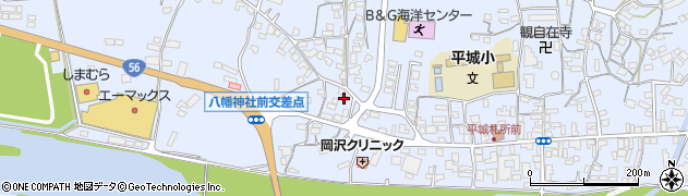 愛媛県南宇和郡愛南町御荘平城1550周辺の地図