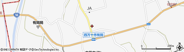 高知県四万十市有岡1238周辺の地図