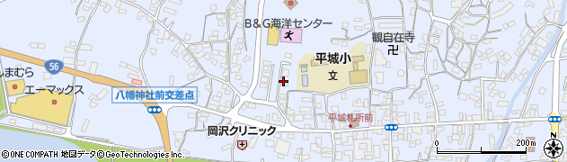 愛媛県南宇和郡愛南町御荘平城1950周辺の地図