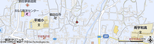 愛媛県南宇和郡愛南町御荘平城2782周辺の地図